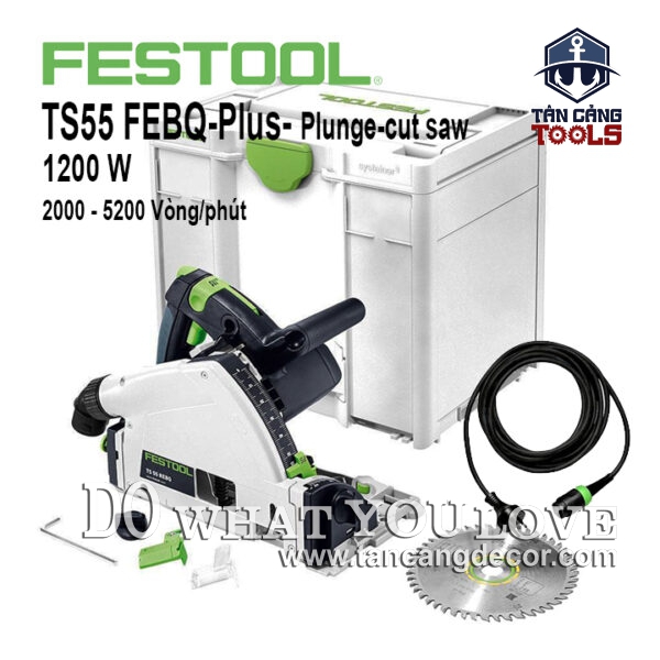 Máy Cưa Đĩa 165mm Festool TS55 FEBQ-Plus ( TrackSaw )