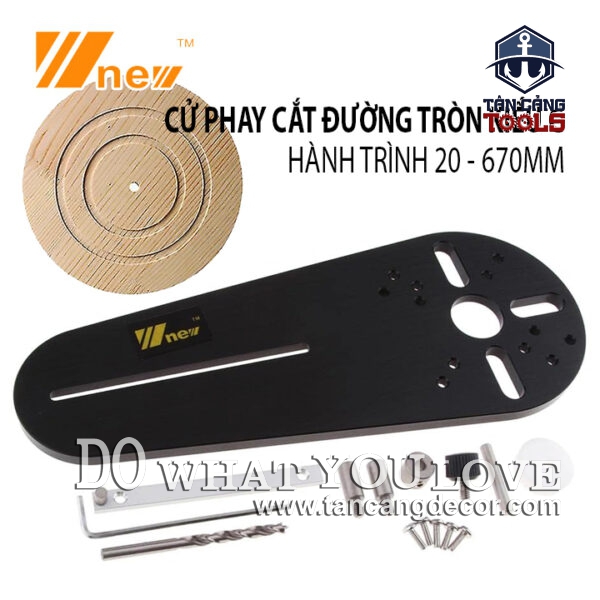 Bộ Cử Cắt Hình Tròn Dành Cho Máy Phay Wnew Đường Kính 20 Đến 67 Cm