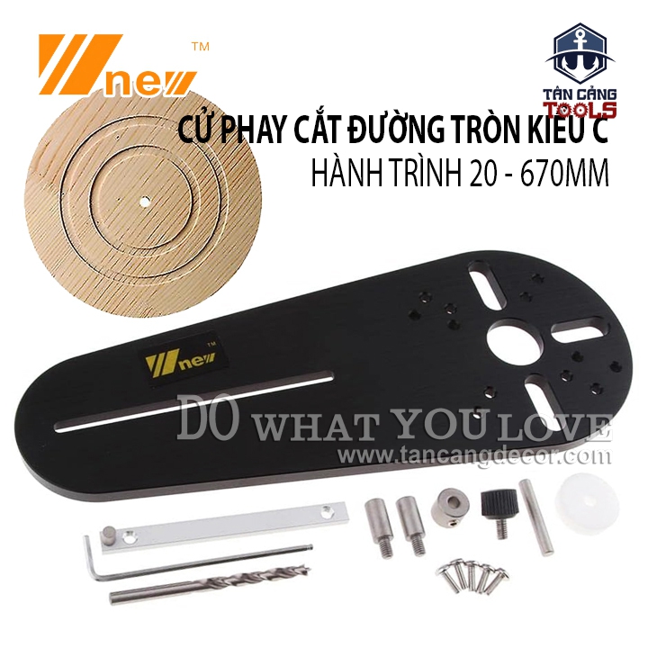 Bộ Cử Cắt Hình Tròn Dành Cho Máy Phay Wnew Đường Kính 20 Đến 67 Cm