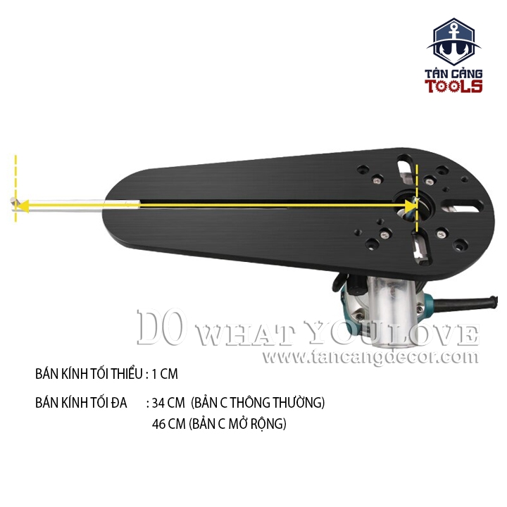 Bộ Cử Cắt Hình Tròn Dành Cho Máy Phay Wnew Đường Kính 20 Đến 92 Cm - Ảnh 12