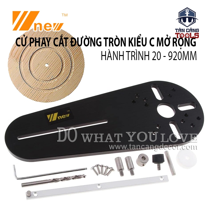 Bộ Cử Cắt Hình Tròn Dành Cho Máy Phay Wnew Đường Kính 20 Đến 92 Cm
