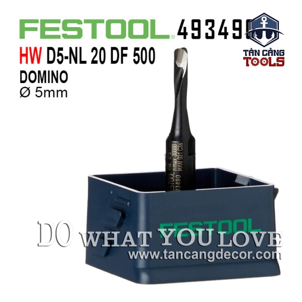 Mũi Đục Mộng 5 mm Festool 493490 ( Dành Cho DF500 )