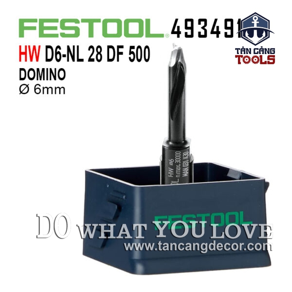 Mũi Đục Mộng 6 mm Festool 493491 ( Dành Cho DF500 )