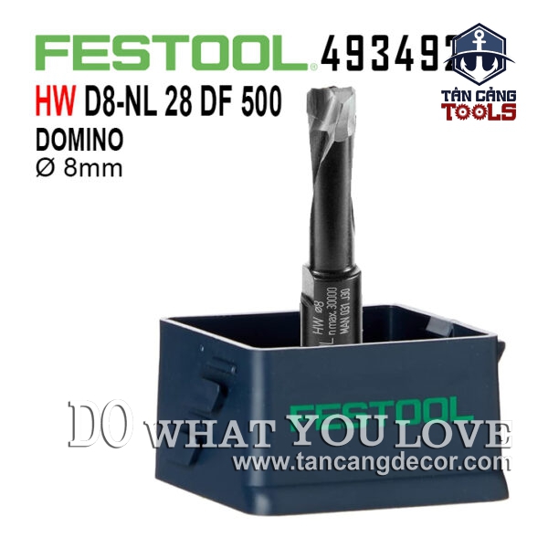 Mũi Đục Mộng 8 mm Festool 493492 ( Dành Cho DF500 )