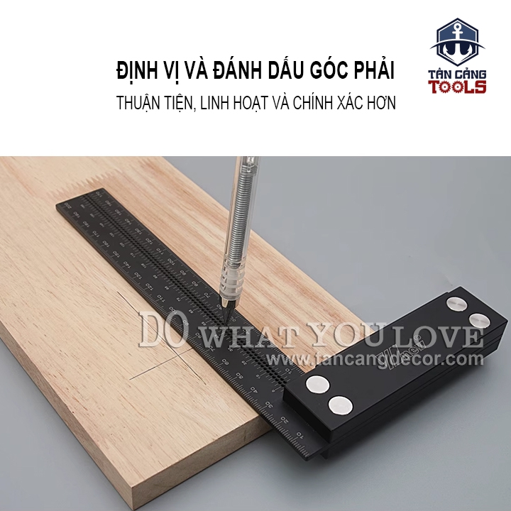Thước Eke Vuông 20 cm Wnew - Ảnh 3