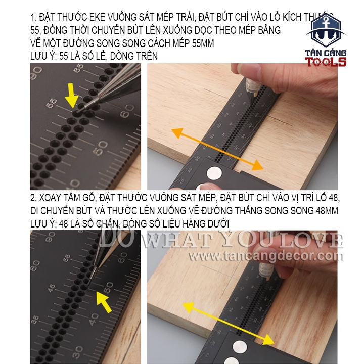 Thước Eke Vuông 20 cm Wnew - Ảnh 6