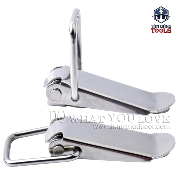 Khóa gài Inox 201 Loại Trơn Size XL 103mm - Ảnh 3