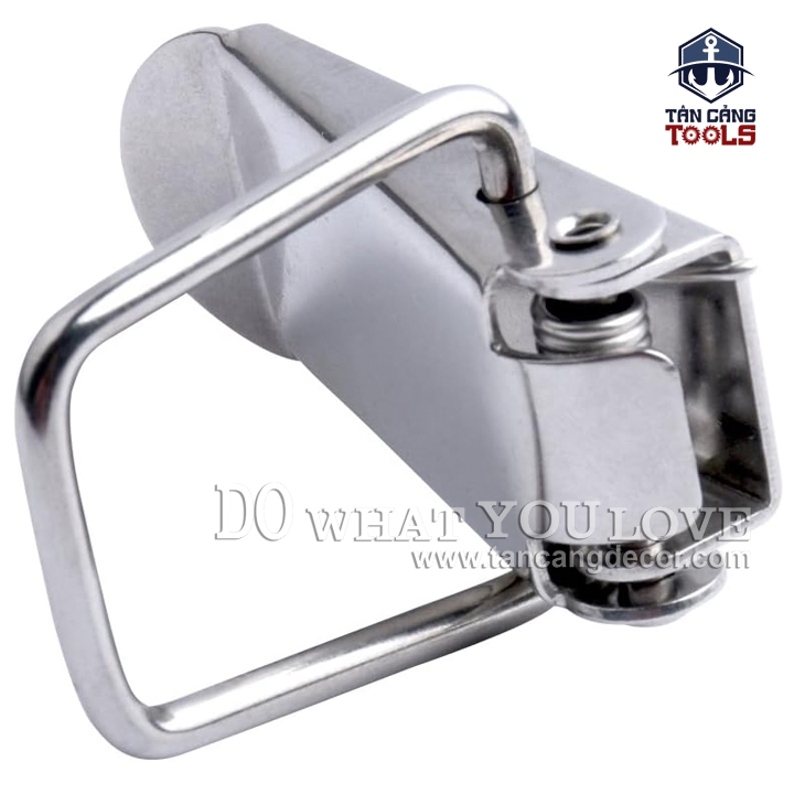 Khóa gài Inox 201 Loại Trơn Size XL 103mm - Ảnh 4