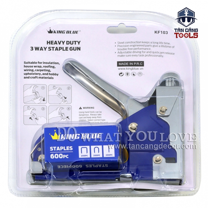Kìm Bắn Ghim KingBlue KF-103 ( 3 Trong 1 ) - Ảnh 5