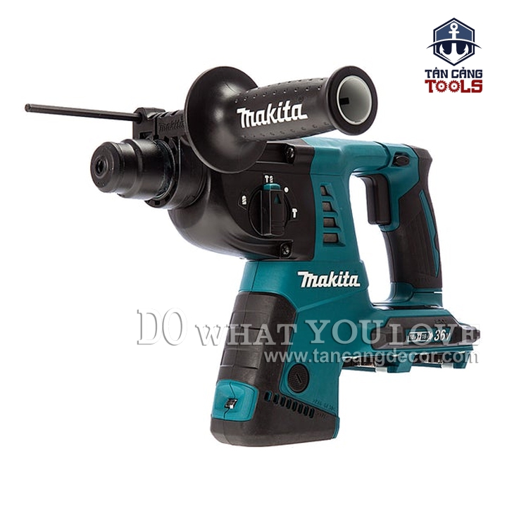 Combo Máy Khoan Bê Tông 3 Chế Độ Dùng Pin Makita 36V DHR263RM2 ( Thân Máy, 2 Pin, 1 Sạc, Thùng Nhựa ) - Ảnh 4