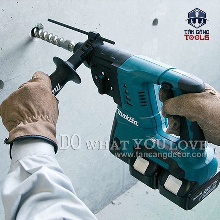 Combo Máy Khoan Bê Tông 3 Chế Độ Dùng Pin Makita 36V DHR263RM2 ( Thân Máy, 2 Pin, 1 Sạc, Thùng Nhựa ) - Ảnh 5