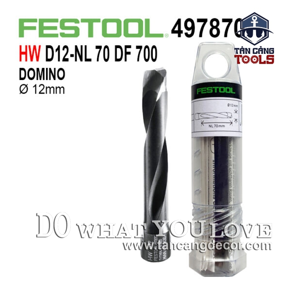 Mũi Đục Mộng 12 mm Festool 497870 ( Dành Cho DF700 )