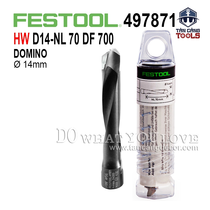Mũi Đục Mộng 14 mm Festool 497871 ( Dành Cho DF700 )