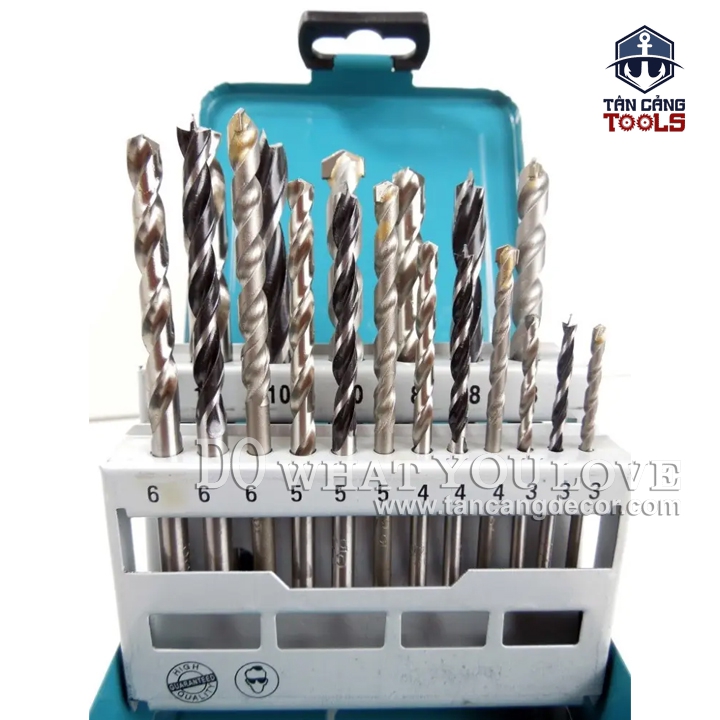 Bộ Mũi Khoan Đa Nẵng 18 Chi Tiết Makita D-46202 - Ảnh 6
