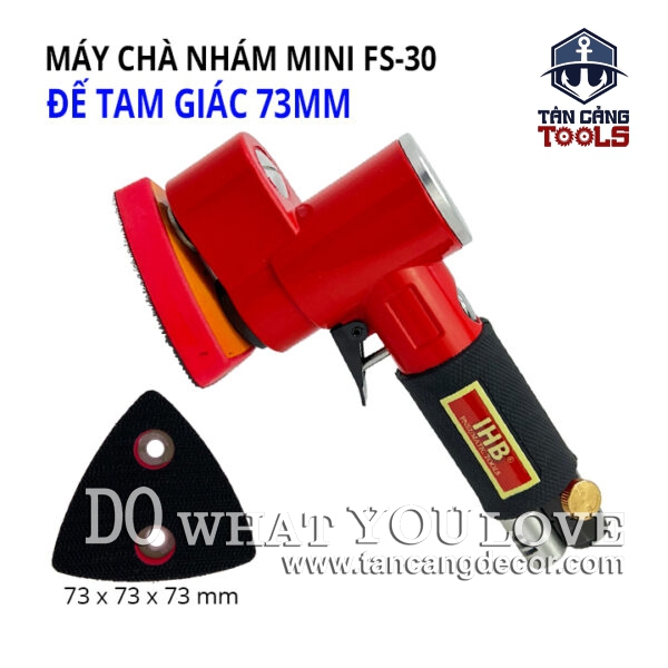 Máy Chà Nhám Dùng Hơi Mini Hình Tam Giác 73 mm IHB FS-30