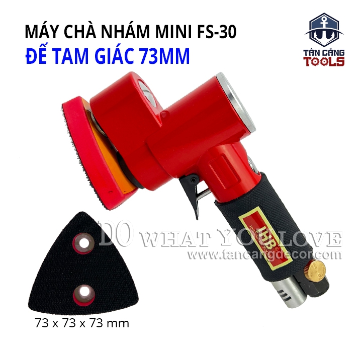 Máy Chà Nhám Dùng Hơi Mini Hình Tam Giác 73 mm IHB FS-30