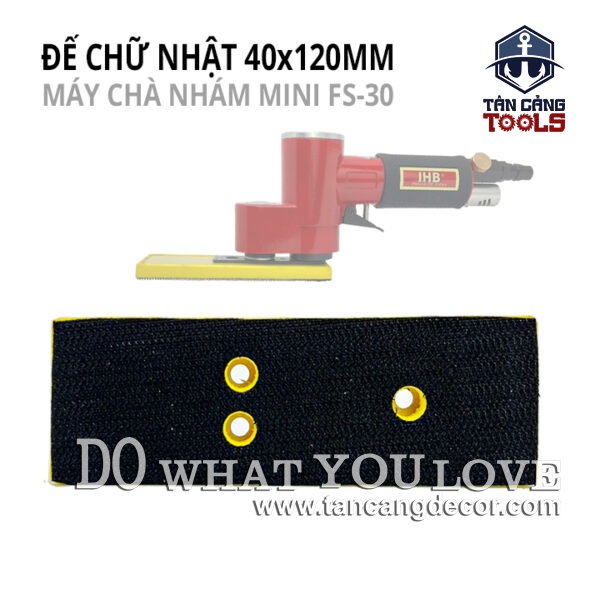 Đế Chà Nhám Hình Chữ Nhật 40 x 120 mm