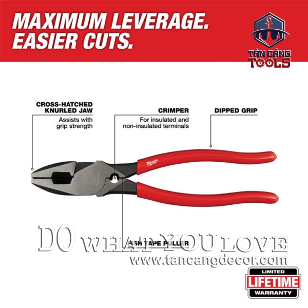 Alternative view of Kìm Cắt Đa Năng 230 mm Milwaukee 48-22-6500