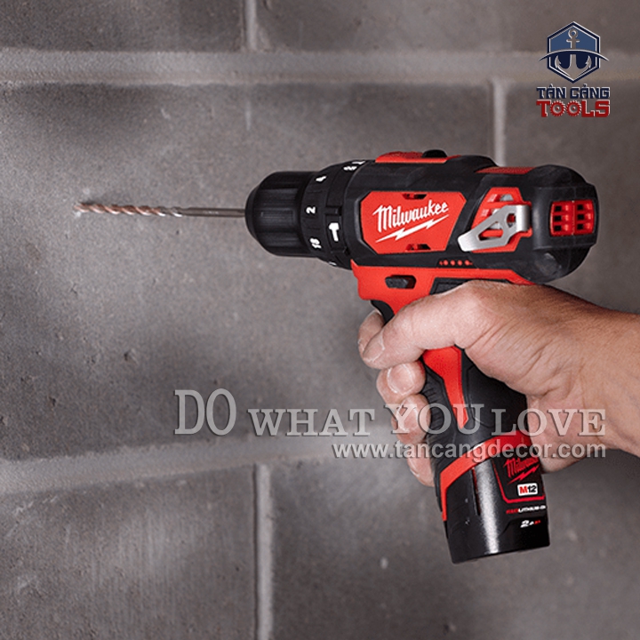 Combo Milwaukee BPD + FID2 BID M12 New Entry 1 ( 2 Pin, 1 Sạc, Găng Tay, Thước Móc Khóa 2 Mét ) - Ảnh 6