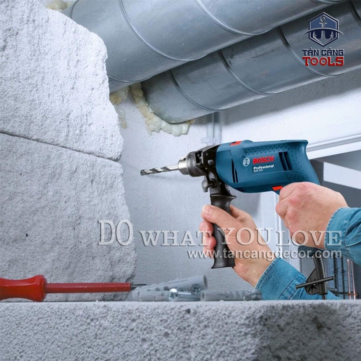 Máy Khoan Động Lực 100 Chi Tiết Bosch GSB 550 SET 550W - Ảnh 8