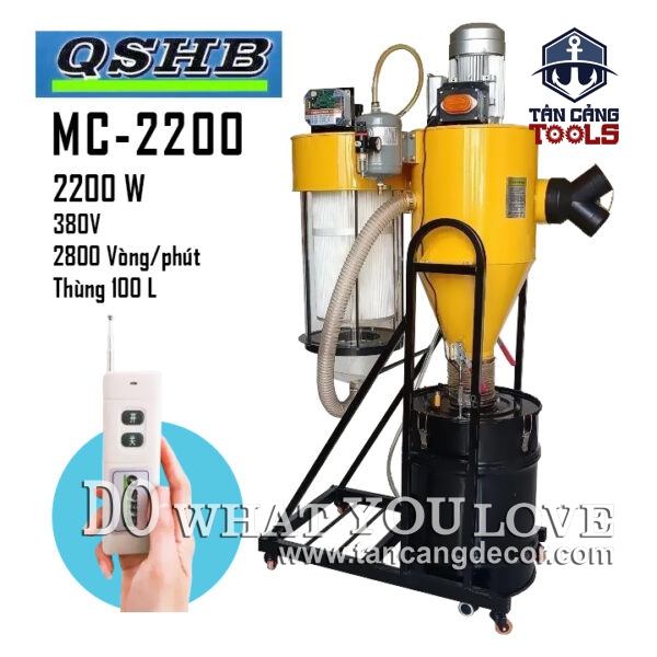 Máy Hút Bụi Trung Tâm QSHB MC-2200 3000W ( Phiên Bản Điện 3 Pha )