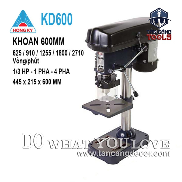 Máy Khoan Bàn Hồng Ký KD600 1/3HP