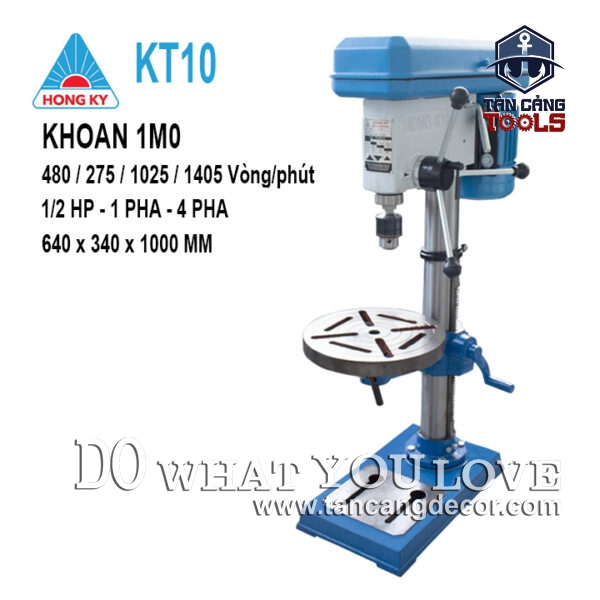 Máy Khoan Bàn Hồng Ký KT10 1/2HP