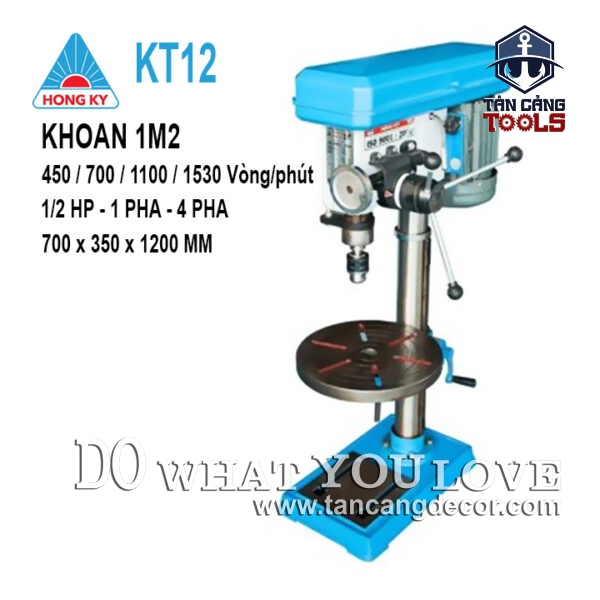 Máy Khoan Bàn Hồng Ký KT12 1/2HP