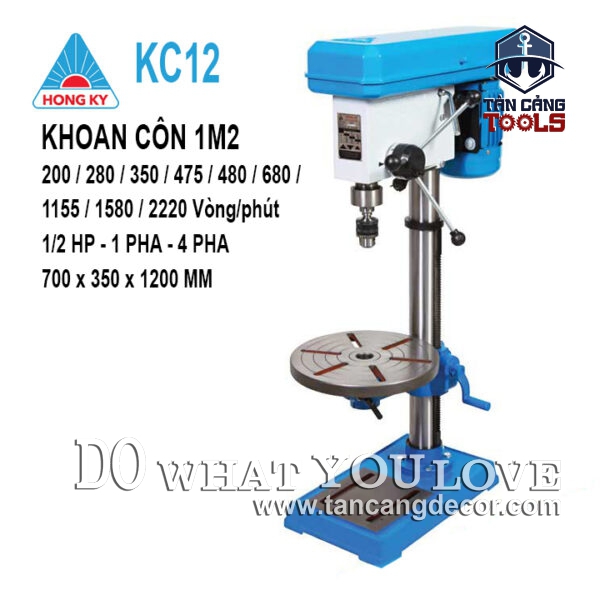 Máy Khoan Bàn Hồng Ký KC12 1/2HP ( Khoan Côn )