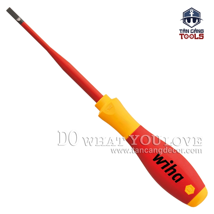 Tuốc Vít Đầu Dẹp SL3.5 100 mm Cách Điện 1000V Wiha 35446 - Ảnh 2