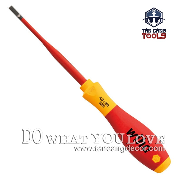 Alternative view of Tuốc Vít Đầu Dẹp SL4.0 100 mm Cách Điện 1000V Wiha 35390