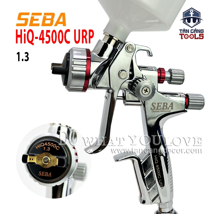 Súng Phun Sơn Seba HiQ-4500C 1.3 mm URP 600 cc