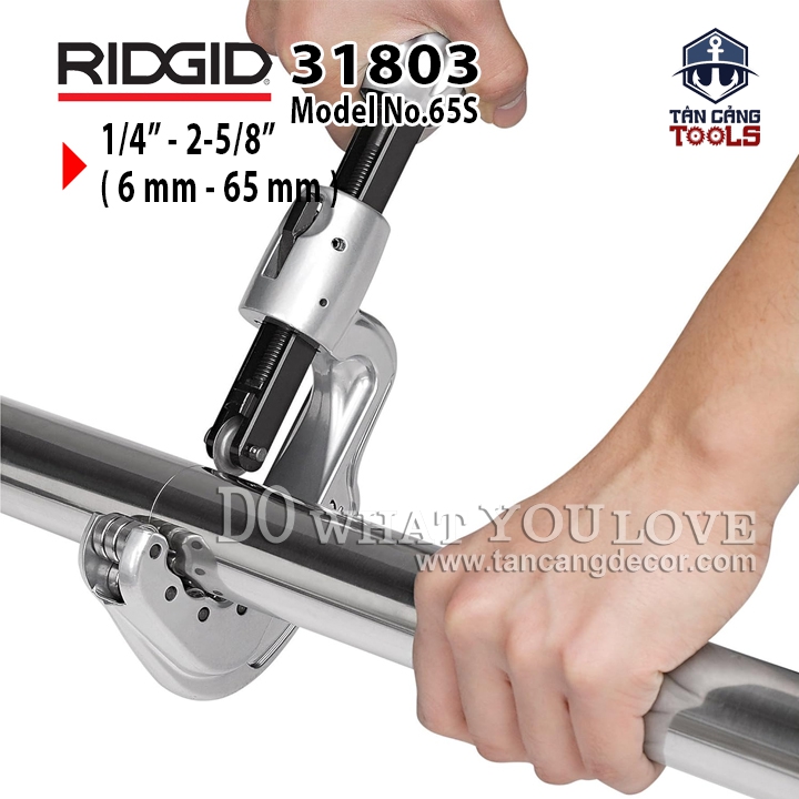 Dụng Cụ Cắt Ống Cầm Tay 65 mm RIDGID 31803 ( Tặng Kèm 1 Lưỡi )