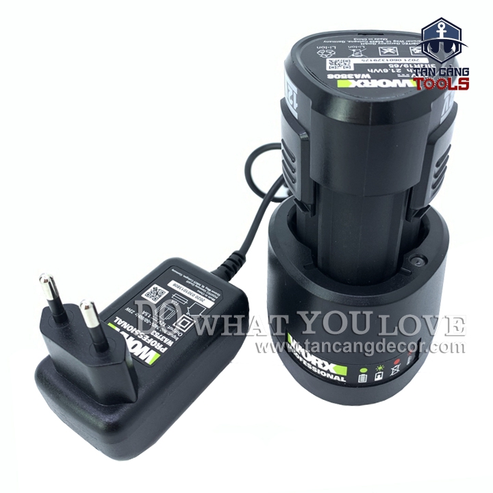 Sạc Pin Worx WA3753 12V - Ảnh 4