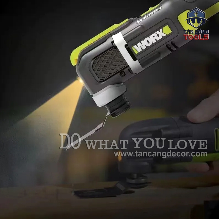 Combo Máy Cắt Rung Đa Năng Dùng Pin 20V Worx WE696 ( Thân Máy, 1 Pin 2.0Ah, 1 Sạc ) - Ảnh 6