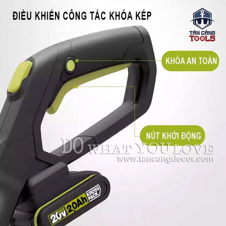 Máy Cắt Cỏ Dùng Pin 20V Worx WD163.9 ( Thân Máy ) - Ảnh 5