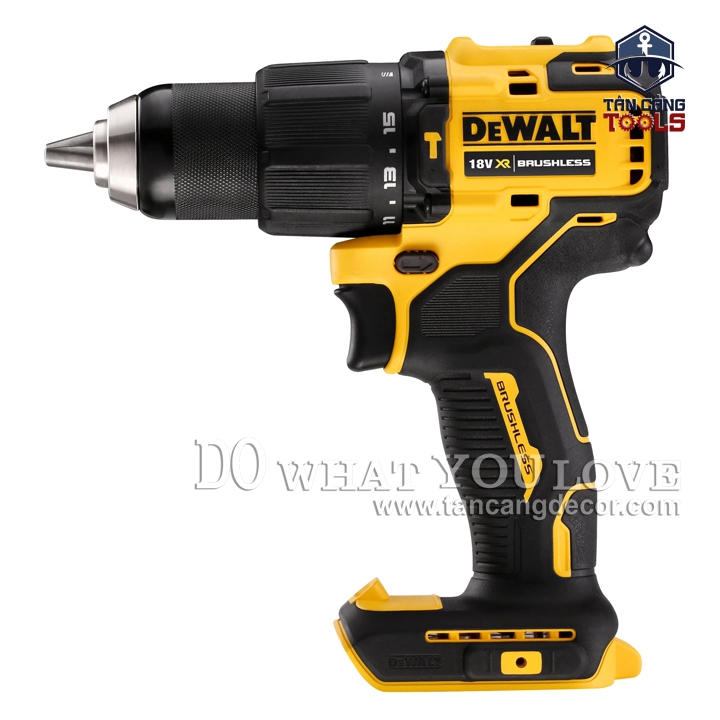 Combo Máy Khoan Động Lực Dùng Pin DeWalt 20V DCD709D2 ( Thân Máy, Thùng Nhựa, 1 Sạc, 2 Pin 2.0 Ah ) - Ảnh 3
