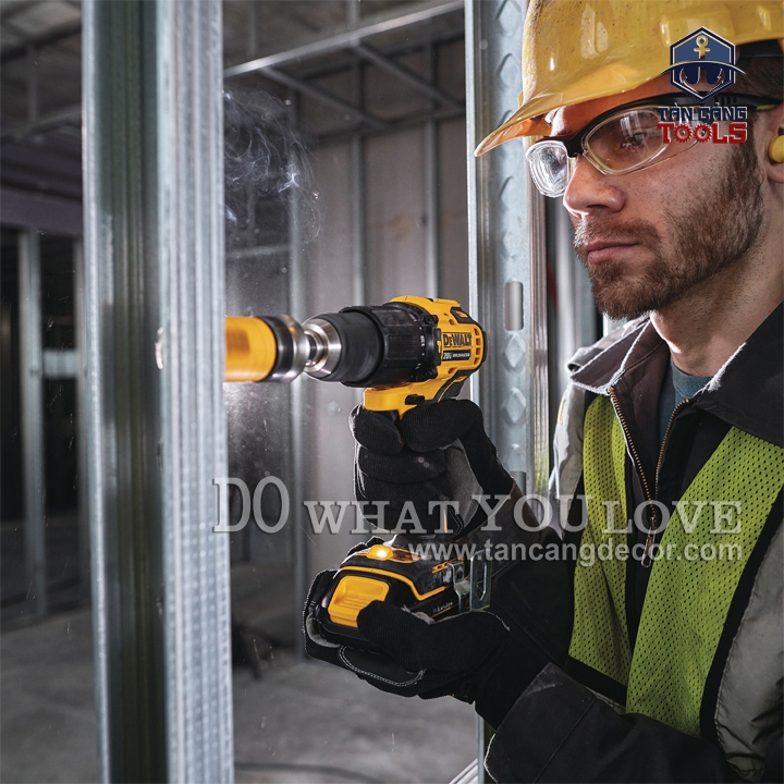 Combo Máy Khoan Động Lực Dùng Pin DeWalt 20V DCD709D2 ( Thân Máy, Thùng Nhựa, 1 Sạc, 2 Pin 2.0 Ah ) - Ảnh 5