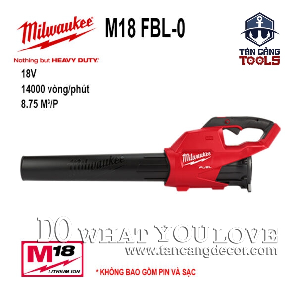 Máy Thổi Bụi Dùng Pin Milwaukee M18 FBL ( Thân Máy )