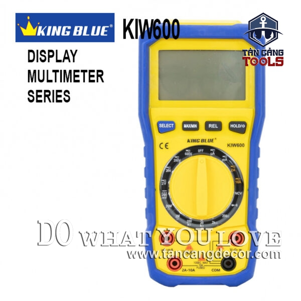 Đồng Hồ Đo Vạn Năng Điện Tử Kingblue KIW-600 Chuẩn CAT III