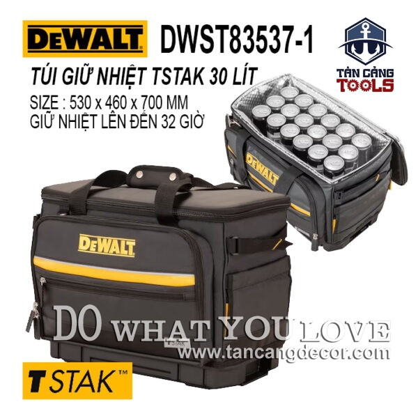 Túi Giữ Nhiệt 30 Lít TSTAK Dewalt DWST83537-1