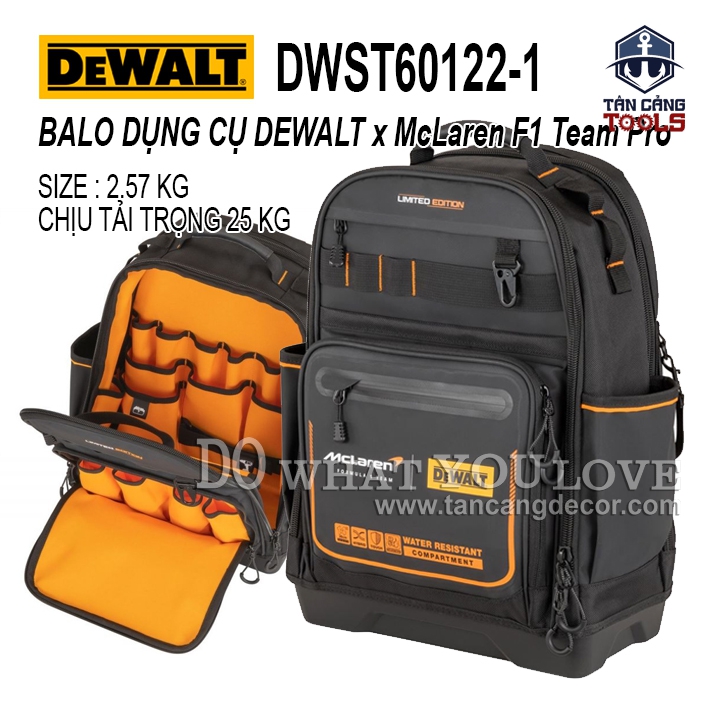 Balo Dụng Cụ Dewalt Phiên Bản McLaren DWST60122-1