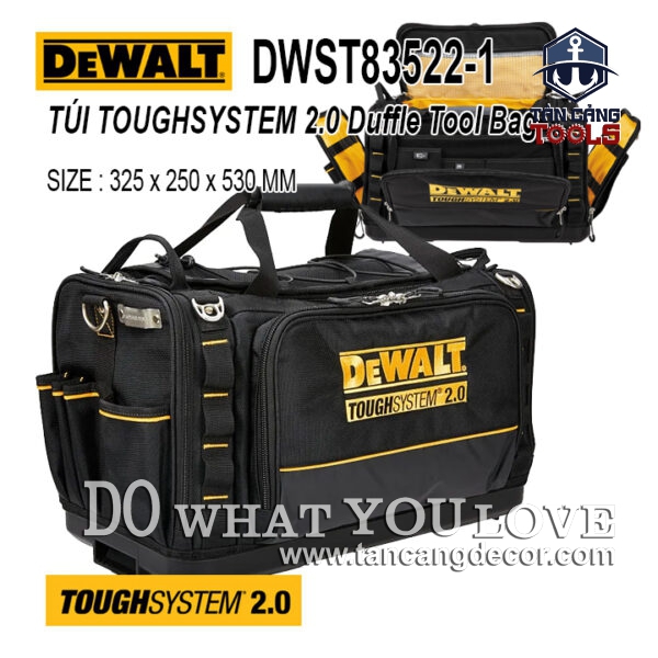 Túi Đựng Đồ Nghề Chống Thấm Nước 22 Inches Đế Chống Mòn Dewalt DWST83522-1 ToughSystem 2.0