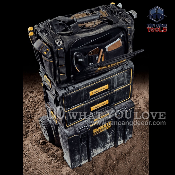 Túi Đựng Đồ Nghề Chống Thấm Nước 22 Inches Đế Chống Mòn Dewalt DWST83522-1 ToughSystem 2.0 - Ảnh 11