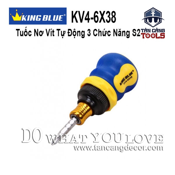Tuốc Vít Tự Động 2 Chiều 3 Chức Năng S2 Kingblue KV4-6X38