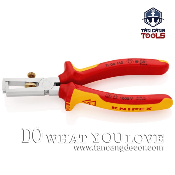 Alternative view of Kìm Tuốt Dây Cách Điện 1000V 160 mm Knipex 11 06 160