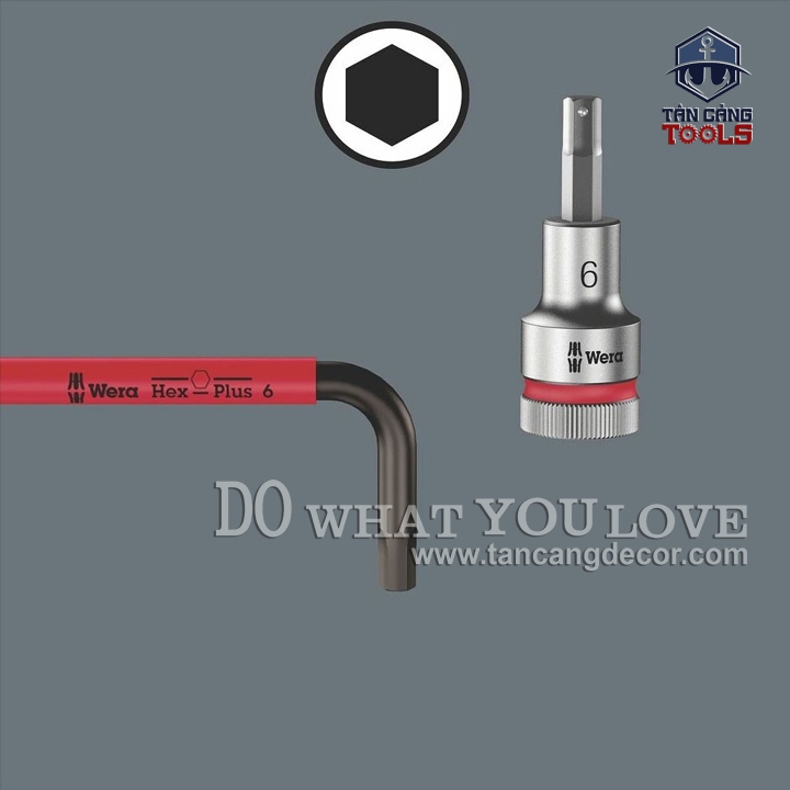 Bộ Lục Giác Ngắn 9 Chi Tiết Wera 05 133164 001 - Ảnh 5