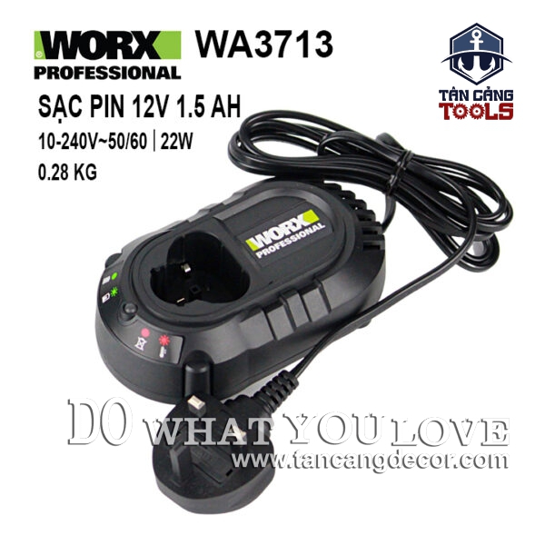 Sạc Pin Worx WA3713 12V