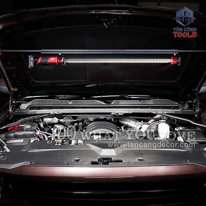 Combo Đèn Pin Soi Gầm, Khoang Máy Dùng Pin Milwaukee M12 UHL ( Thân Máy. 1 Pin 4.0Ah, 1 Sạc ) - Ảnh 5