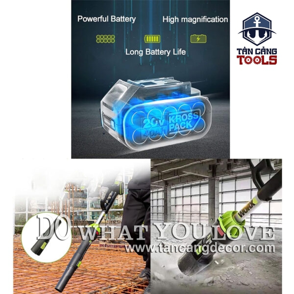 Máy Thổi Bụi Dùng Pin 20V Worx WU231.9 ( Thân Máy ) - Ảnh 6